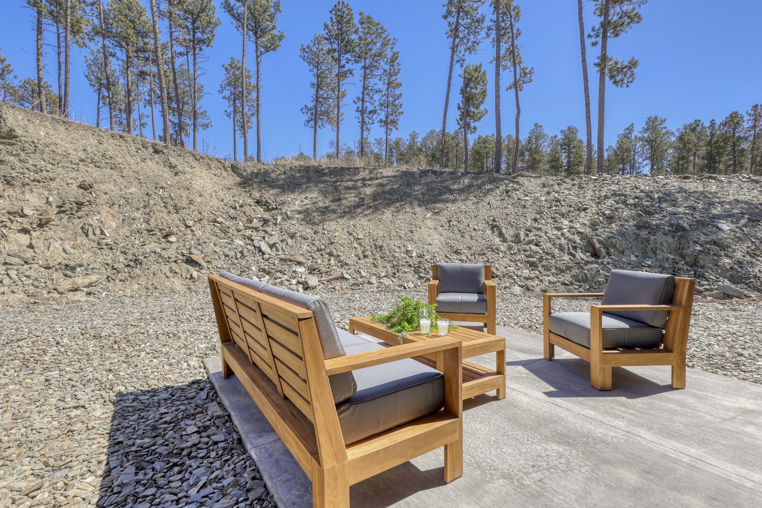 Enjoy a cool beverage on your patio.