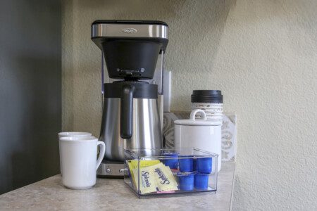 To kickstart your day with a burst of energy we offers the convenience of coffee to go. Whether you're heading out for a day of adventure or just want to enjoy a fresh cup on the road, you'll have access to your caffeine fix right when you need it.